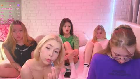 Snapshot of _ramune_ chatting on September 9, 2:17 pm Merlizz Eva Jane Mila Nicole  left to right  online show from September 9, 2:17 pm
