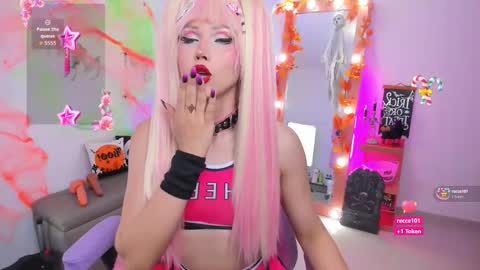 Snapshot of alessandra_thedoll chatting on October 21, 6:22 pm Alessa online show from October 21, 6:22 pm