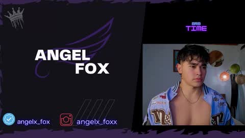 Snapshot of angelx_fox chatting on October 9, 12:05 am Angel Fox online show from October 9, 12:05 am