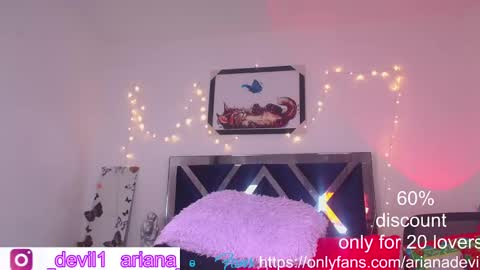 ariana devil online show from February 19, 7:05 pm