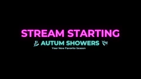 Autum Showers online show from June 28, 8:10 am