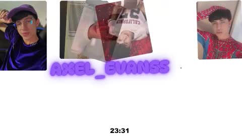 Axel Evanss online show from March 20, 3:06 pm