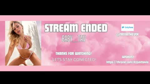 Baby Tavia online show from January 28, 6:07 pm