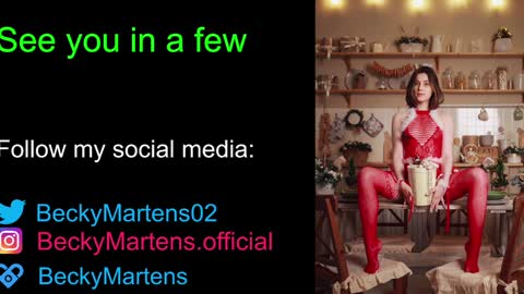 Snapshot of beckymartens chatting on December 24, 2:54 am BeckyMartens come join me on    while im offline here  online show from December 24, 2:54 am