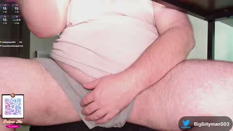 Snapshot of billyman503 chatting on January 29, 9:12 am BillyMan   online show from January 29, 9:12 am