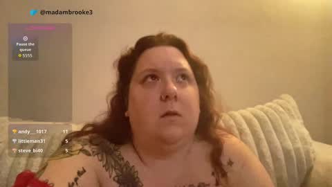 Madam Brooke online show from October 12, 10:33 pm