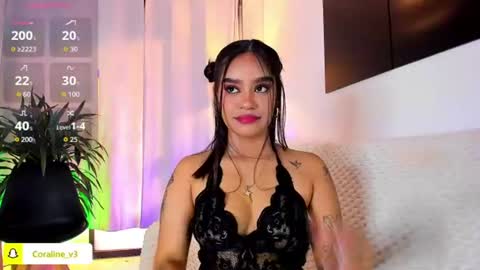 Coraline connected from 10 pm to 6 am Colombia time online show from August 1, 12:29 pm