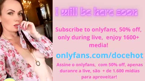 Snapshot of docehot1818 chatting on February 13, 3:35 pm Ctia But I prefer to be called DOCE online show from February 13, 3:35 pm