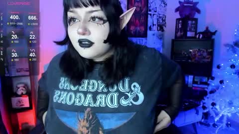 Snapshot of goth_stein chatting on December 4, 4:04 am Engel Please help me to reach 50 thumbs up online show from December 4, 4:04 am