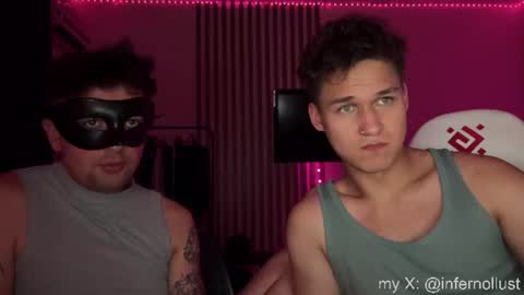 Carl and Alex X infernollust online show from July 11, 5:05 pm