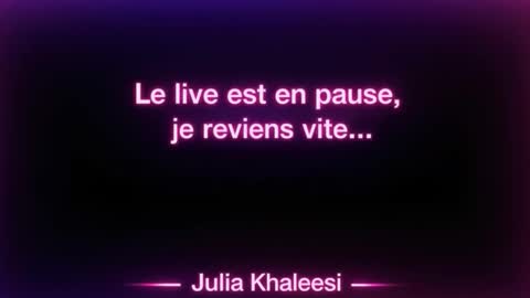 Julia Khaleesii online show from February 16, 8:18 pm