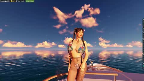 Leona online show from February 8, 1:42 am