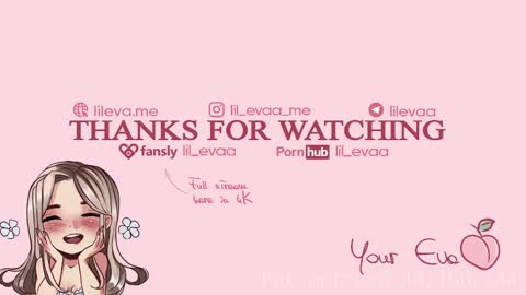 Snapshot of lil_eva chatting on February 15, 8:01 pm All my link in bio  sign up to support me        online show from February 15, 8:01 pm