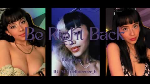 Snapshot of marcelinee__ chatting on February 6, 2:22 am Marce online show from February 6, 2:22 am