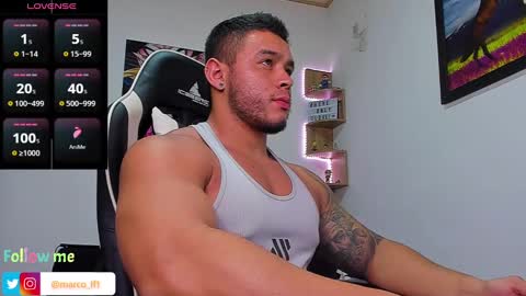 Snapshot of marco_diaz1 chatting on February 25, 11:37 pm Marco Diaz online show from February 25, 11:37 pm