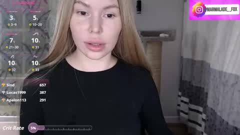 Marmalade Fox online show from February 13, 6:55 pm