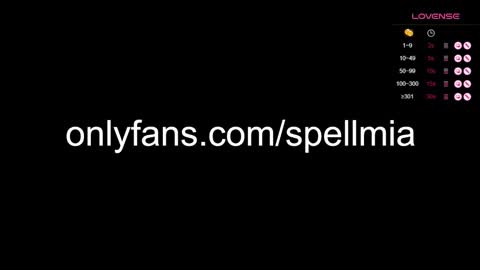 Mia  instagram miasspell online show from December 30, 10:34 pm