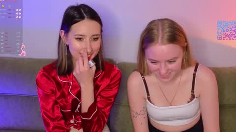 MilaBlack and  StacyBlonde Today unboxing Lovens OMG online show from April 2, 8:27 pm