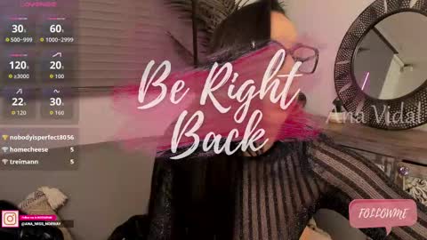 Ana Vidal online show from October 18, 12:04 am