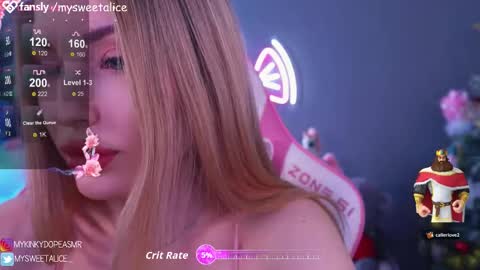 mysweetalice online show from March 3, 9:05 am