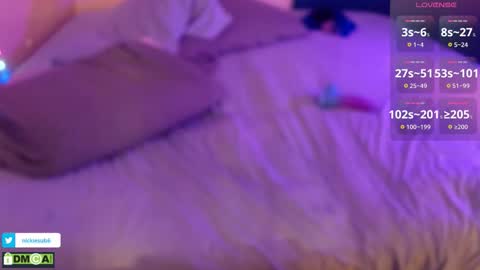 Snapshot of nickiesub6 chatting on October 11, 1:16 pm Nickie online show from October 11, 1:16 pm