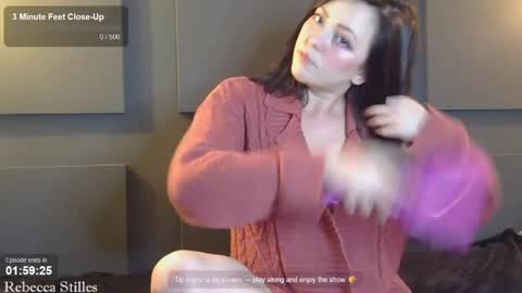 rebeccastilles69 online show from April 21, 12:34 pm