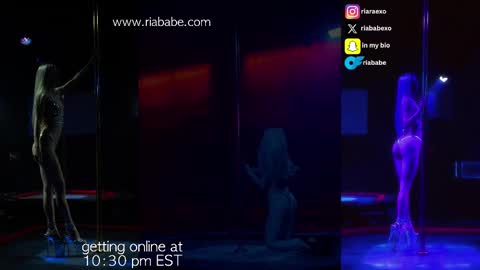 Snapshot of riababe chatting on March 6, 3:24 am ria  online show from March 6, 3:24 am
