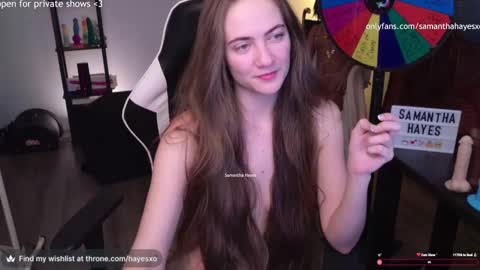 The Real Samantha Hayes haha  online show from January 18, 10:39 am