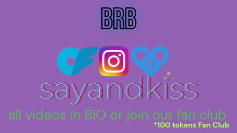 Say and kiss online show from February 3, 10:52 am