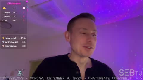 Sebastian online show from December 9, 11:13 pm