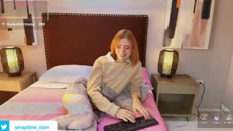 Snapshot of seraphine_star chatting on October 5, 12:08 am Seraphine star online show from October 5, 12:08 am