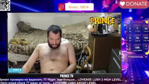 BISEXPRINCE777 online show from July 8, 6:33 pm