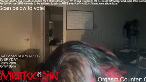 Mistrx Sin online show from March 27, 3:56 am