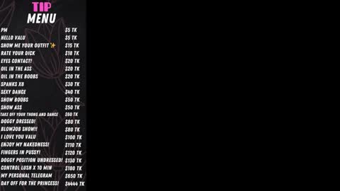 Valentina online show from March 1, 6:12 pm