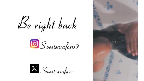 Snapshot of sweetsarafoxxx chatting on October 3, 9:01 pm Sara Sofia   Libra     online show from October 3, 9:01 pm
