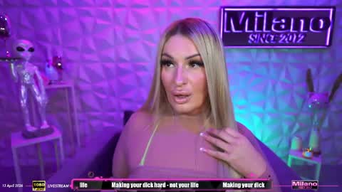 TamaraMilano online show from April 13, 8:40 am