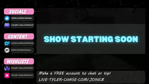 Tyler Chase online show from October 16, 11:47 pm