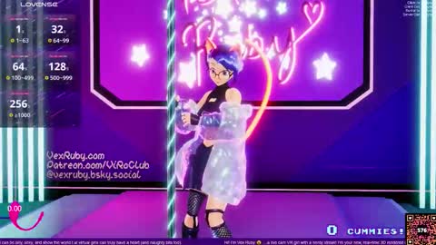 Vex Ruby online show from February 15, 1:08 am