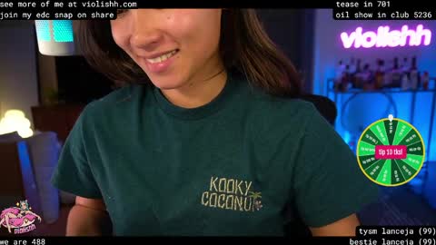 follow me on twitter violishh and ig violishh  online show from April 19, 1:39 am